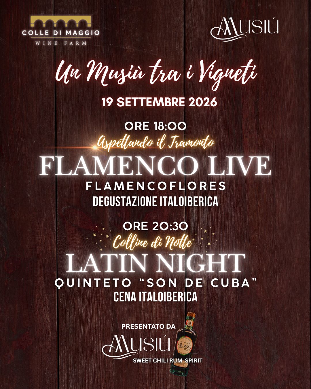 Un Musiù tra i Vigneti a Colle di Maggio Wine Farm ''COLLINE DI NOTTE''